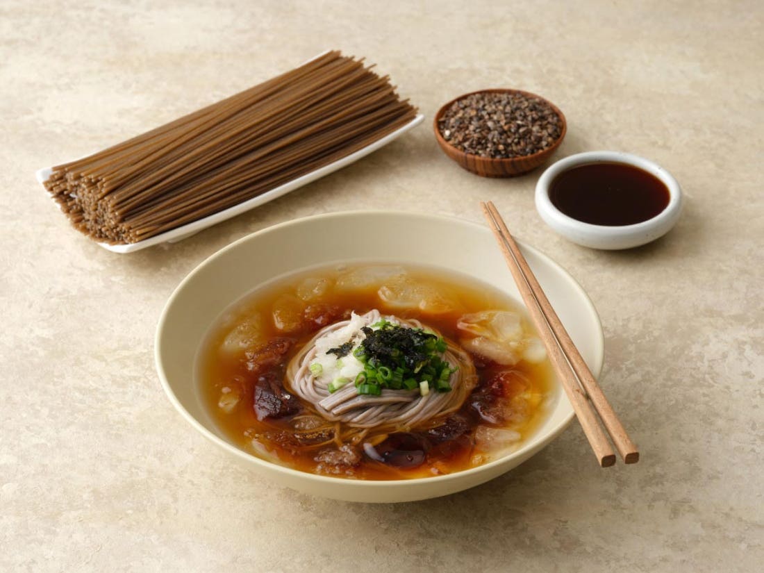 🍜100% 국산 늘보리&메밀 국수