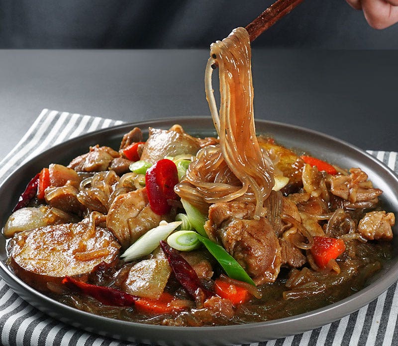 100% 닭다리살로만 만든 매콤간장찜닭 라이브 특가!