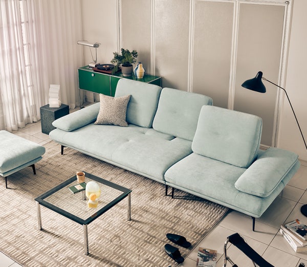 에싸 키보 4인 스윙기능 패브릭 소파