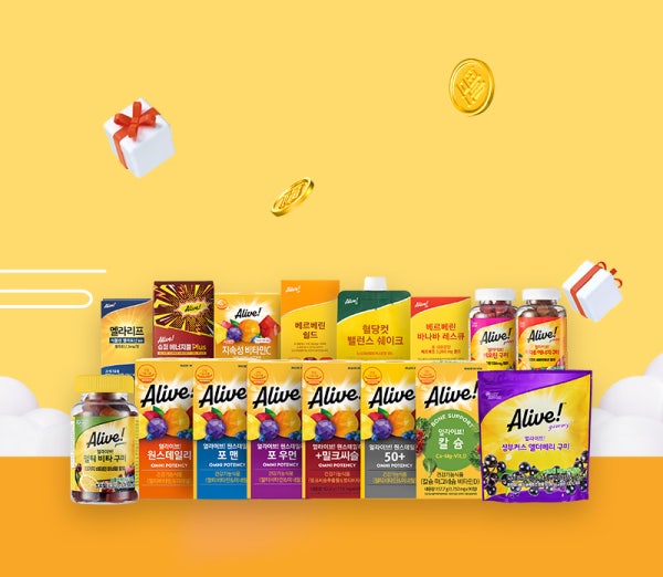 얼라이브 원스데일리 포맨 종합 멀티 남성 비타민 80정 2박스