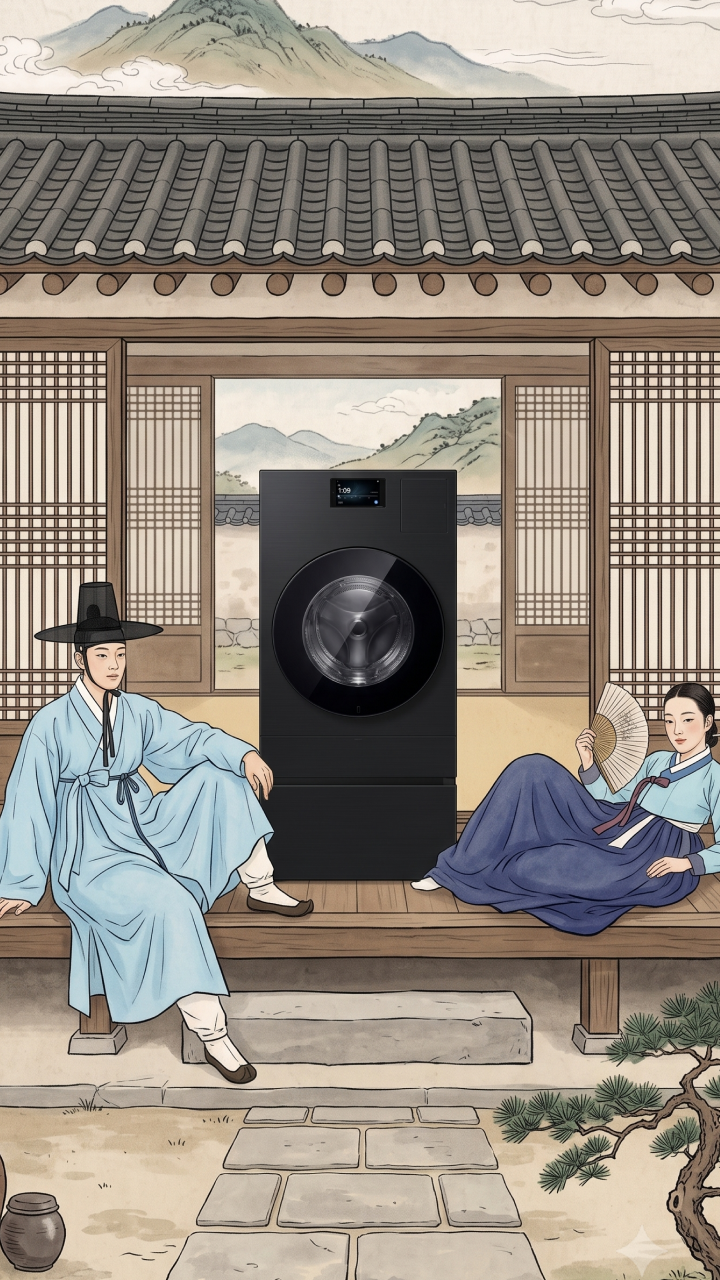 공간은 넓게 기능은 완벽하게! 비스포크로 꾸미는 세탁실